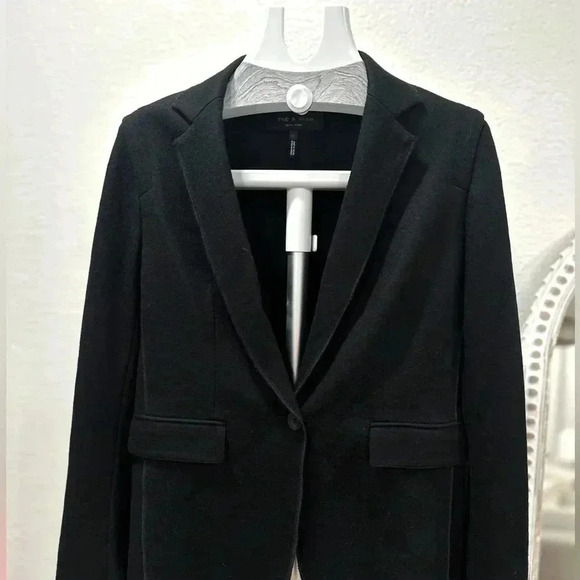 Rag & Bone Lexington Wool Blazer -Black - Size 6 - Picture 4 of 5